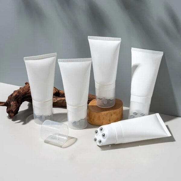 Refillable Metal Roller Ball Skincare Applicator – Empty Skincare Massage Tube