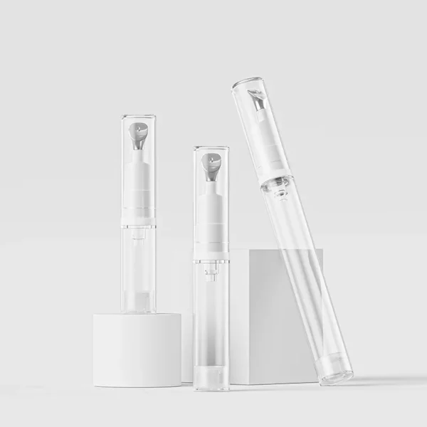 Refillable Airless Eye Cream Bottle – Cooling Metal Tip Skincare Dispenser