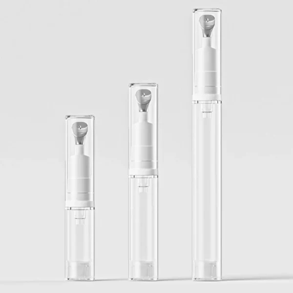 Refillable Airless Eye Cream Bottle – Cooling Metal Tip Skincare Dispenser