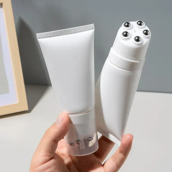 Refillable Metal Roller Ball Skincare Applicator – Empty Skincare Massage Tube