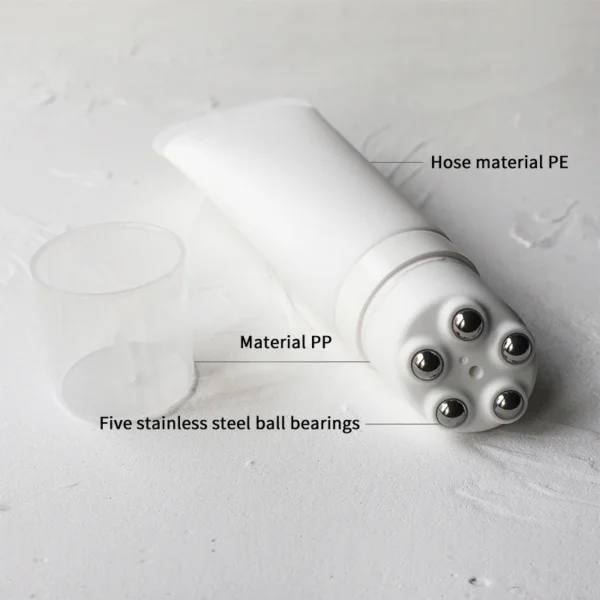 Refillable Metal Roller Ball Skincare Applicator – Empty Skincare Massage Tube